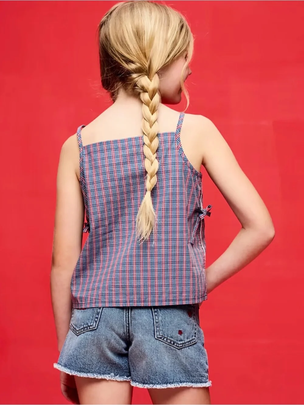 Old Navy x Disney Mickey Mouse Sleeveless Side-Tie Top for Girls 10/12 NWT